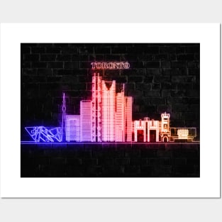 Toronto skyline Posters and Art